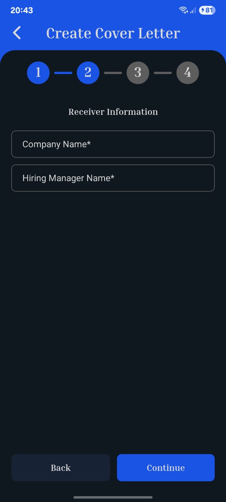 CvCreator — screenshot 5
