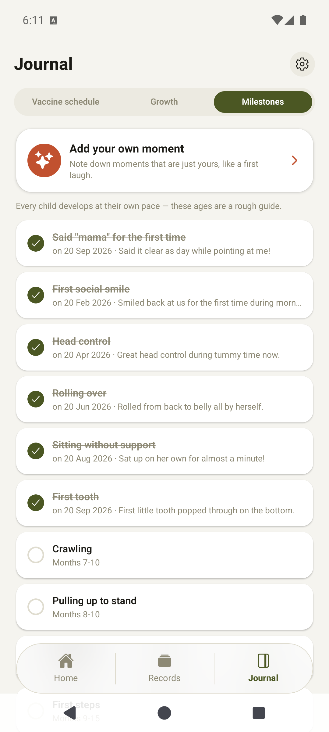 Newborn Tracker — screenshot 6
